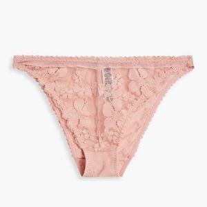 STELLA MCCARTNEY Lace & Stretch Jersey Mid Rise Briefs - Women’s Size Small New